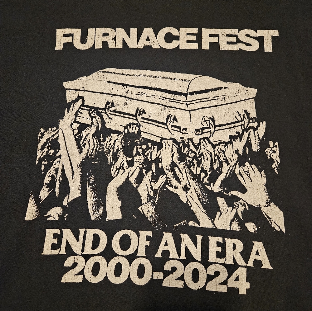 Furnace Fest Music Festival 2024 Black Tshirt Size 3xl